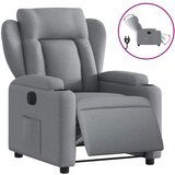 Maison Chic Električni naslanjač - Relax naslanjač svetlo sivo blago, (22062650) | Shoptok.si