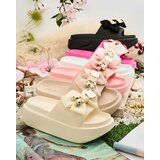 Resti Royalfashion Women's rubber flip-flops with decorative bow Apis | shoptok.hr