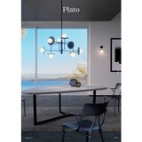  Redo 01-2734 - Luster na šipci PLATO 6xG9/10W/230V crna | Eponuda.com