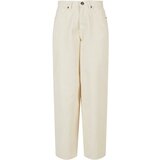 UC Ladies Ladies' corduroy 90 ́S high-waisted trousers, white sand Cene