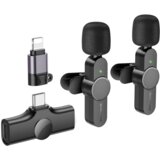  Dva mikrofona wireless iPhone/lightning Type-C BOROFONE BFK12 Trophy lavalier digital black Cijene