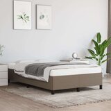 vidaXL Posteljni okvir taupe 120x200 cm blago | Shoptok.si