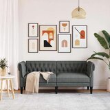  Chesterfield sofa stolica Tamno siva 182.5 x 74.5 x 74.5 cm | shoptok.hr