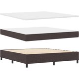  Posteljni Okvir z Vzmetnico Komplet 2 Bela Tkanina 180 x 200 cm, (22067217) | Shoptok.si