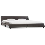  Posteljni okvir LED sivo umetno usnje 180x200 cm, (20645451) | Shoptok.si