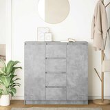  Komoda s ladicama beton siva 100,5x35x98,5 cm konstruirano drvo | shoptok.hr