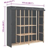 Ormar od tkanine sivi 173 x 40 x 170 cm | Eponuda.com