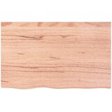 Stolna ploča svjetlosmeđa 80x50x(2-6) cm tretirana hrastovina | shoptok.hr