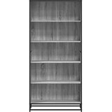  Polica za knjige Siva Sonoma 80,5x35x170,5 cm Konstruirano drvo | shoptok.hr