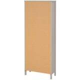 Tvilum Sivo-bež vitrina 78x199x33 cm Madrid – | shoptok.hr