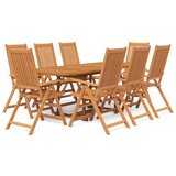  7-dijelni vrtni blagovaonski set od masivnog bagremovog drva 160-240 cm | Eponuda.ba