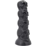  Toppedmonster - dildo z lobanjo - 22 cm (črn) | Shoptok.si