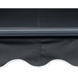 Tenda na ručno uvlačenje s LED svjetlima 450 x 300 cm antracit | Eponuda.com