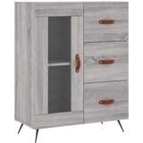  Komoda boja hrasta sonome 69,5 x 34 x 90 cm konstruirano drvo | shoptok.hr