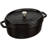 Staub Oval Cocotte, 31cm cast iron, black Cijene