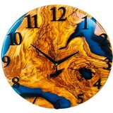  Drveni sat od maslinovog drveta 40 cm (Kopiraj) | shoptok.hr
