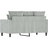  Dvosjed svjetlosivi 120 cm baršunasti | shoptok.hr