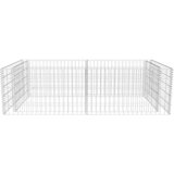  Gabionska sadilica od pocinčanog čelika 180 x 90 x 50 cm | shoptok.hr
