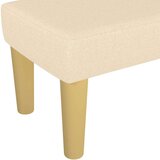  Klupa krem 100x30x30 cm od tkanine | shoptok.hr
