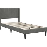  Okvir za krevet Tamno siva 90 x 200 cm Baršun - Tamno siva 90 x 200 cm | shoptok.hr