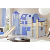 MID.YOU Igralna Postelja Kasper, 90x200, Modra, Tobogan, Stolp | Shoptok.si