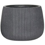  Tegla za cvijeće (Vanjska dimenzija (ø x V): 24 x 16 cm, Kompozitni materijal, Antracit) u
