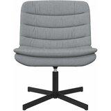  Stolica na kotačiće Svijetlo siva 63 x 75 x 76 cm tkanina | shoptok.hr
