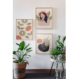 Wallity slika 3Dartsoho93, 3 dijela, 33 x 48 cm | Eponuda.ba