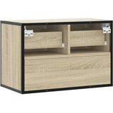 TV ormarić boja hrasta 60x31x39 5 cm konstruirano drvo i metal | shoptok.hr