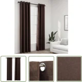  The Living Store Zatemnitvene zavese z obročki 2 kosa taupe 140x225 cm - Zavesa, (21744148)