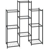  Stalak za cvijeće 83 x 25 x 100 cm crni željezni | Eponuda.ba