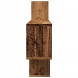  Zidna polica boja staro drvo 167,5x18x68 cm konstruirano drvo | Eponuda.com