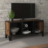 vidaXL TV omarica rustikalno rjava 105x36x47 cm kovina in MDF | Shoptok.si