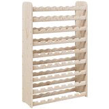  Stalak za vino 72,5 x 25 x 111,5 cm od masivne borovine | shoptok.hr