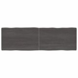 vidaXL Stolna ploča tamnosmeđa 160x50x(2-6) cm obrađena hrastovina | shoptok.hr