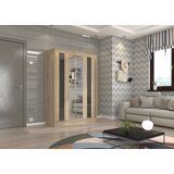 ADRK GARDEROBNI ORMAR KEITA 150 CM (VIE BOJA)-Sonoma hrast/crni | shoptok.hr
