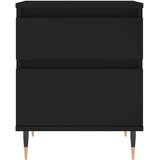  Noćni ormarići 2 kom crni 40x35x50 cm od konstruiranog drva | shoptok.hr