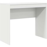 vidaXL Pisalna miza Bela Inženirski les Srednja Minimalistična | Shoptok.si