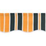 vidaXL Nadstrešnica Valance za 4 m okvir zelena i žuta 3.8x0.2 m | shoptok.hr