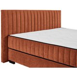 MID.YOU POSTELJA Z VZMETNICO 180 cm x 200 cm , tekstil, leseni material barve konjaka | Shoptok.si