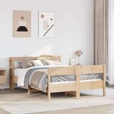  Okvir kreveta bez madraca 140 x 190 cm od masivne borovine | shoptok.hr