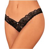Obsessive Donna Dream - čipkaste otvorene gaćice (crne) - M/L | shoptok.hr