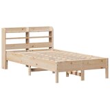 vidaXL Okvir kreveta bez madraca 120 x 190 cm od masivne borovine | shoptok.hr