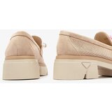 Resti Women's light brown openwork moccasins Peloga- Footwear | shoptok.hr