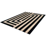 Agnella Črna/bež volnena preproga 200x300 cm Agnus Art Deco II – | Shoptok.si