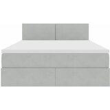 Krevet s od storage Svijetlo siva 140 x 190 cm Baršun | shoptok.hr