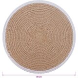  Juteni podmetači 12 kom. Prirodna i bijela 100% Jut | shoptok.hr