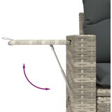  7-dijelni set vrtnih sofa svjetlosivi od poliratana | shoptok.hr