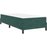  Boxspring krevet s madracem Tamnozelena 80 x 220 cm Baršun | shoptok.hr