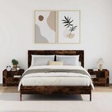  Zidni noćni ormarići 2 kom boja dimljenog hrasta 45x30x35 cm | shoptok.hr
